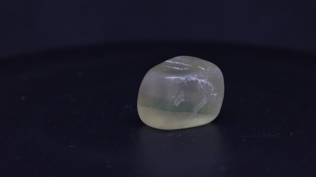 fluorite mineral from Illinios (USA) with black background