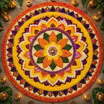 rand Thiruvonam Onam Wishes &ndash; Prosperity, Happiness, Onasadya Feast, Pookalam Designs & Traditional Kerala Festivities