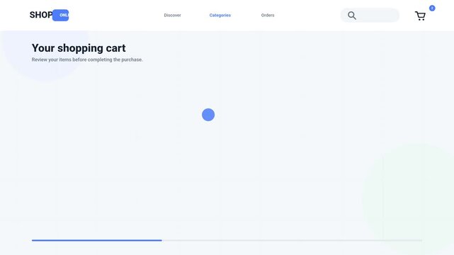 Modern Online Store User Interface Shopping Experience