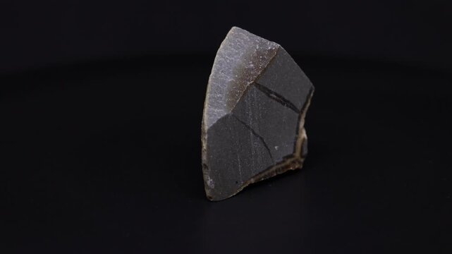 concretion mineral from Utah (USA) with black background