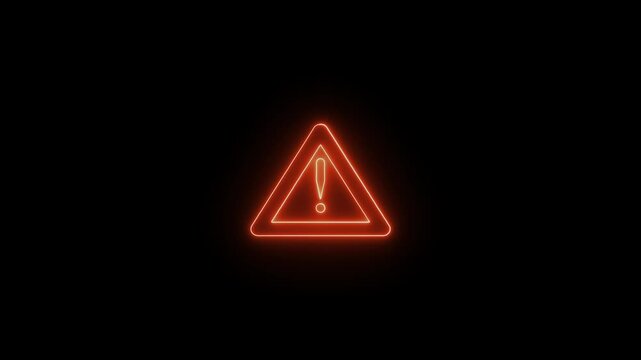 Alert warning sign Exclamation danger signal icon