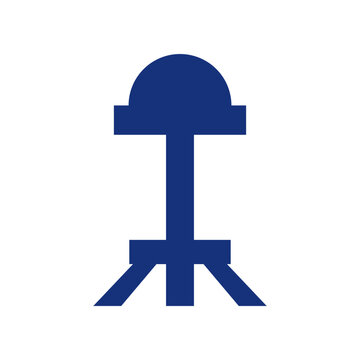 RTK base station icon for precision agriculture and smart farming