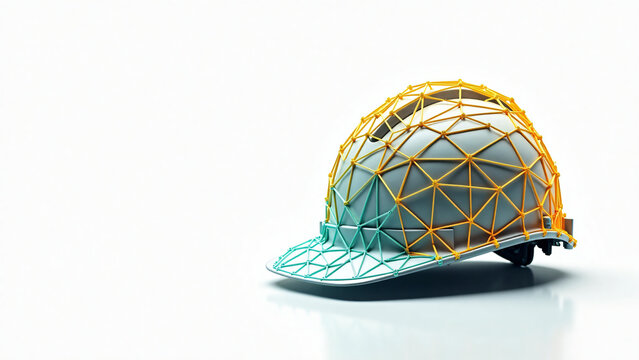 Construction Helmet Network Design for Marketing Copy