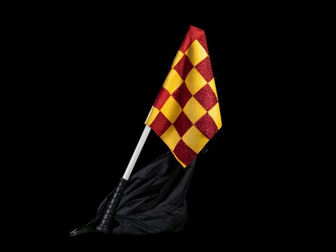 checkered flag on a white background