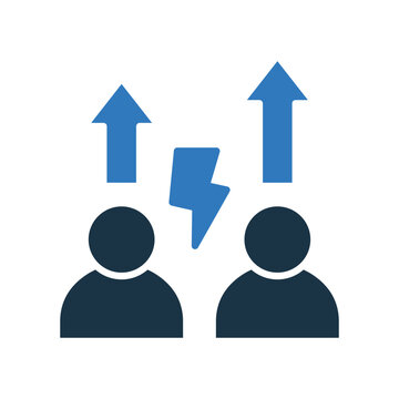 Rival Icon Glyph Two Color Style
