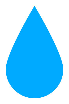アイコン シンプルな水滴 雫 ベクター素材
