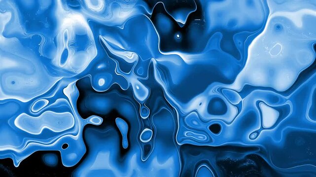 Abstract fluid glossy marbled surface liquid background animation