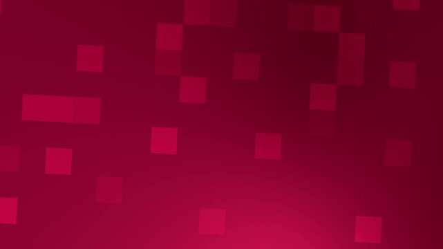 maroon gradient background with random motion squeare effect