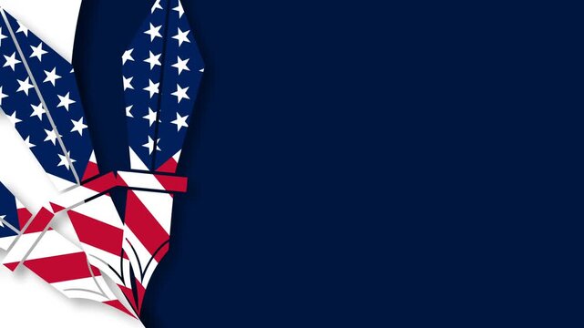 Patriotic American Flag Background for Constitution Day and Citizenship Day Celebration.