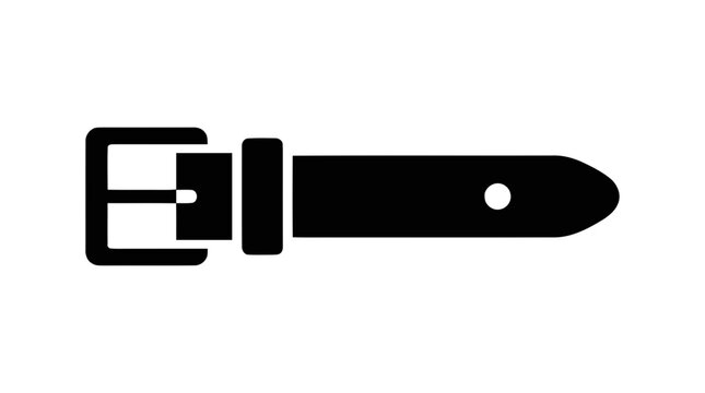 Vector illustration of belt icon vector on a transparent background