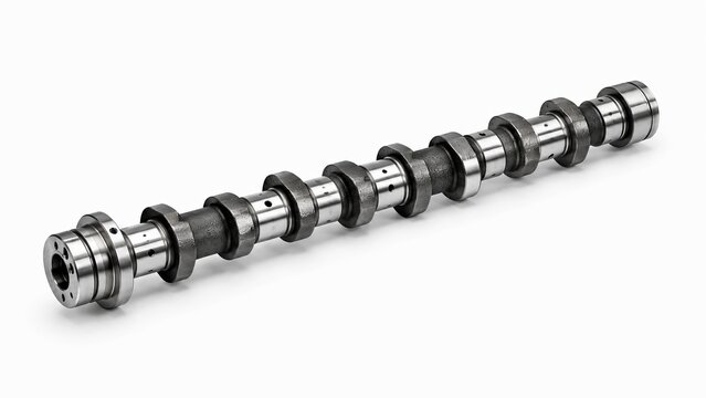 Automotive Engine Camshaft with Lobes and Journals