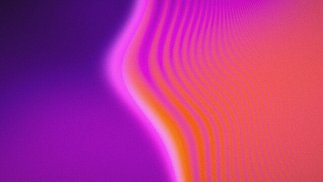 Electric Violet and Coral Frequency Wave for Nightclub Flyer and Music Festival Branding