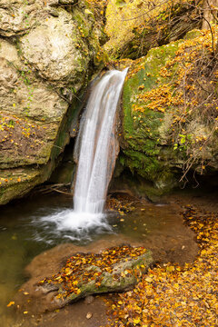 Hajsky waterfall, National Park Slovak Kras, Slovakia