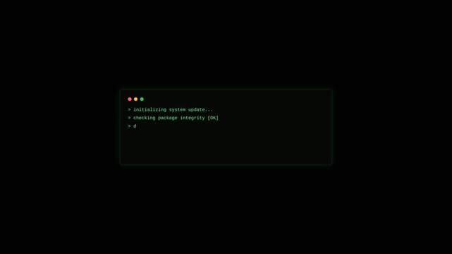 Motion of computer terminal displaying code snippets in a dark environment for programming and software development.