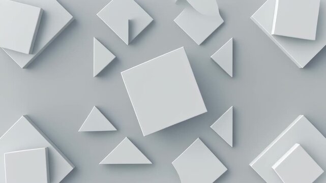 Abstract geometric diamond pattern animation transition