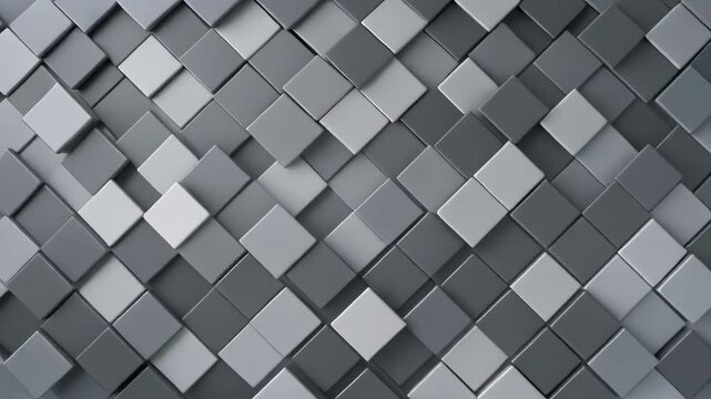 Abstract geometric pattern animation with shifting diamond shapes