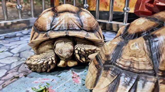 Centrochelys Sulcata: Morphological Details of the African Spurred Tortoise