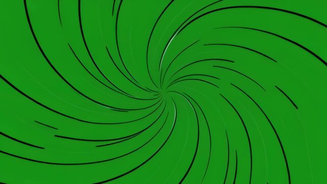 Green swirling abstract pattern with black horizontal divider for motion graphics and backgrounds