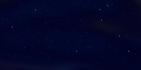 Horizontal astrology background stars universe background. Night with nebula in the cosmos. Milky Way in infinity space. Starry night with shining stars in gradient sky. Illustration © Retno