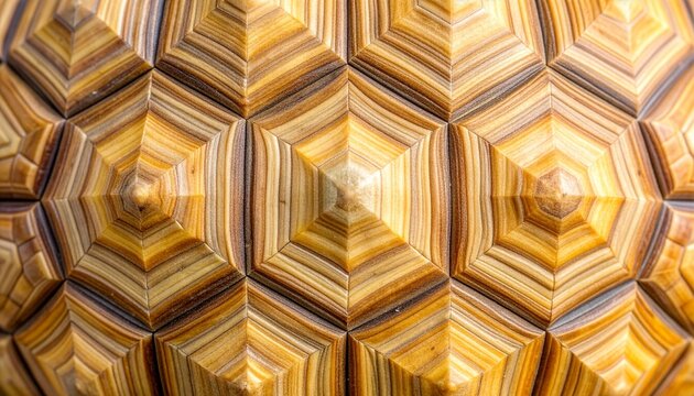 Turtle Shell Mosaic Pattern Covering Entire Frame3