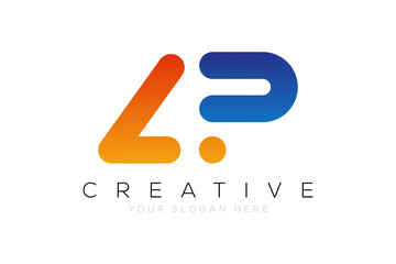 LP Letter LP Logo Icon Design Vector © Sopon Chandra Roy