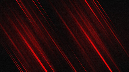 Abstract dark red and black diagonal light stripes background. Futuristic neon glowing lines backdrop for corporate presentation, tech banner, wallpaper, and minimalist digital art. © Arthapicture
