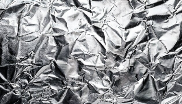 Silver Foil Texture Background