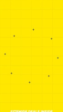 Black Friday Super Sale Vertical Promo Video Loop Percent Off on Yellow Background