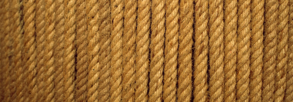 Parallel Twisted Ropes Close-Up