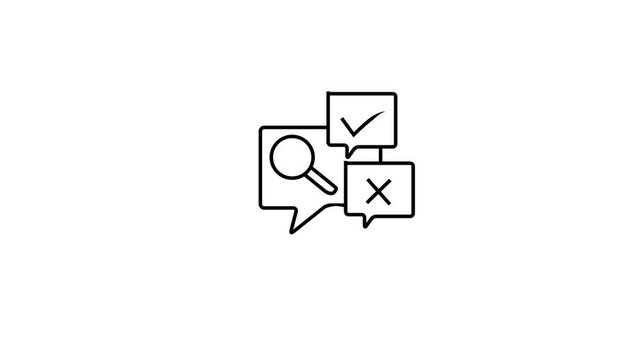 message icon. chat bubble symbol. Delivered message. verification. Confirmation dialog.
