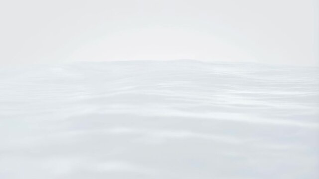 Softly flowing water surface with gentle ripples and subtle waves in pale blue, light gray, and white hues. Animated texture shows waves and ripples with flowing movement.