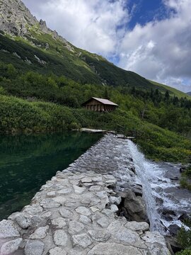 river in the mountains