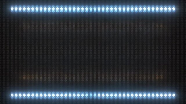Abstract digital pattern animation with horizontal lines and dots