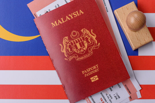 Malaysia passport for travelling, flying and doing business. Malaysian document, id