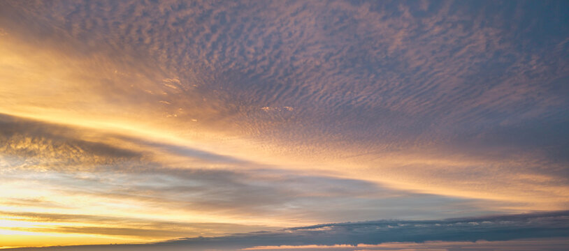 Stunning colorful vibrant sunrise sky for use as background element