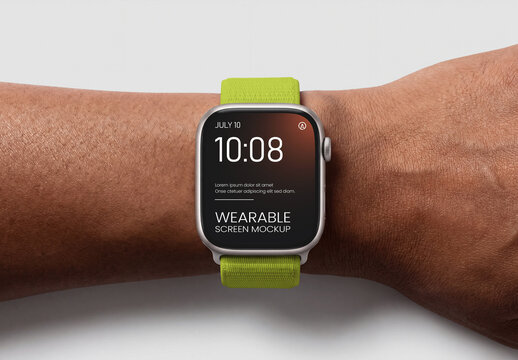Smartwatch Screen Mockup