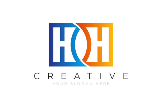 HH Letter HH Logo Icon Design Vector Concept	
