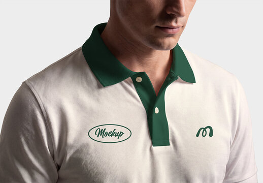Polo T-Shirt Logo Mockup