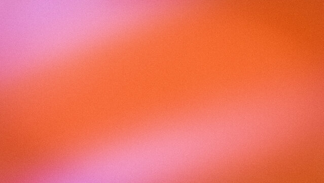 Orange pink grainy textured background 4K abstract gradient wallpaper banner tech grunge template backdrop blur