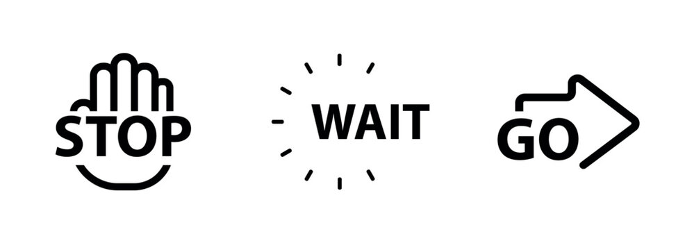 go wait stop sign