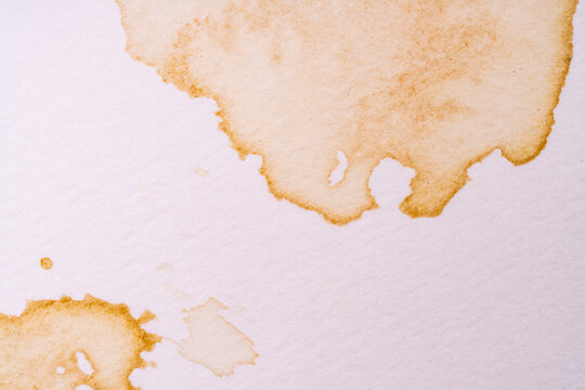  Beige watercolor texture background with soft organic stains.
