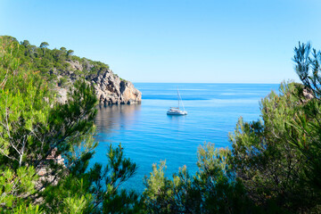 Obraz premium Beach of Deia, Mallorca