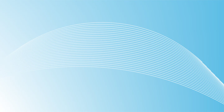 Vector network connection. Abstract mesh, molecular plexus line and abstract blue background with waves
