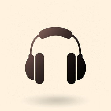 Vector Basic Icon of Headphones
