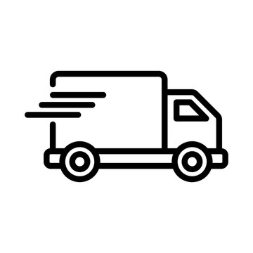 Shipping vector line icon
