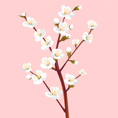 Fototapeta premium Beautiful Spring Blossoms on a Branch