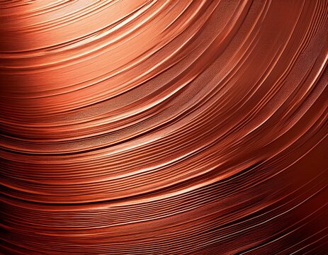 textured copper surface with a hammered finish