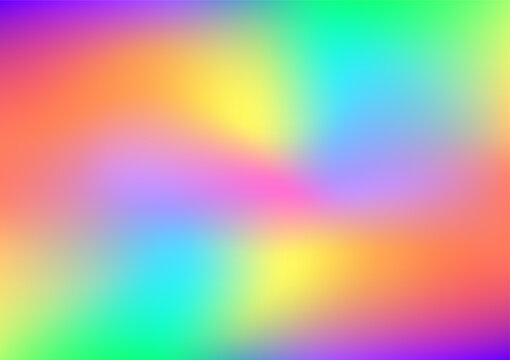 Abstract colorful rainbow blurred gradient background