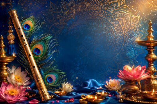 Lord Krishna Janmashtami Celebration with Gokulashtami Festival, Krishna Jayanti and Bal Gopal
