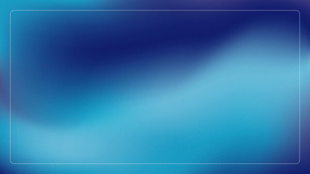 Blue gradient corporate presentation background with frame and copy space
